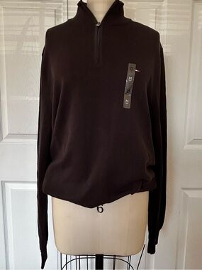Tommy Hilfiger Men’s Dark Blue 1/4 Zip Sweater (Size M) NWT